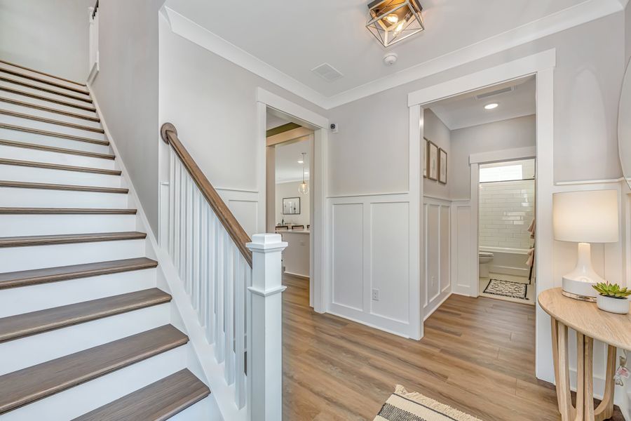 Representative furnished interior of a home built from the Jasmine by Center Park Homes in Pineland Village, Summerville (Image 8).
