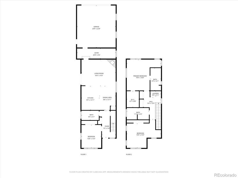 2D floor plan layout of this home in , Poncha Springs, CO (Image 5).