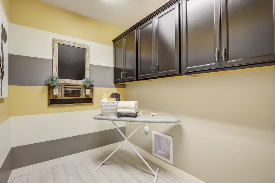 Furnished interior view inside a new home in Castillo at Anderson Parc, Buckeye (Image 32). Furnished interior view inside a new home in Castillo at Anderson Parc, Buckeye (Image 32).