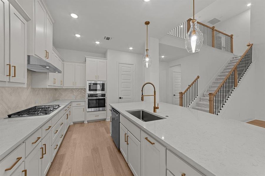 Furnished interior view inside a new home in Highwoods, Fort Worth (Image 13). Furnished interior view inside a new home in Highwoods, Fort Worth (Image 13).