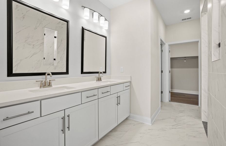 Furnished interior view inside a new home in Carolina Riverside, Belmont (Image 12).