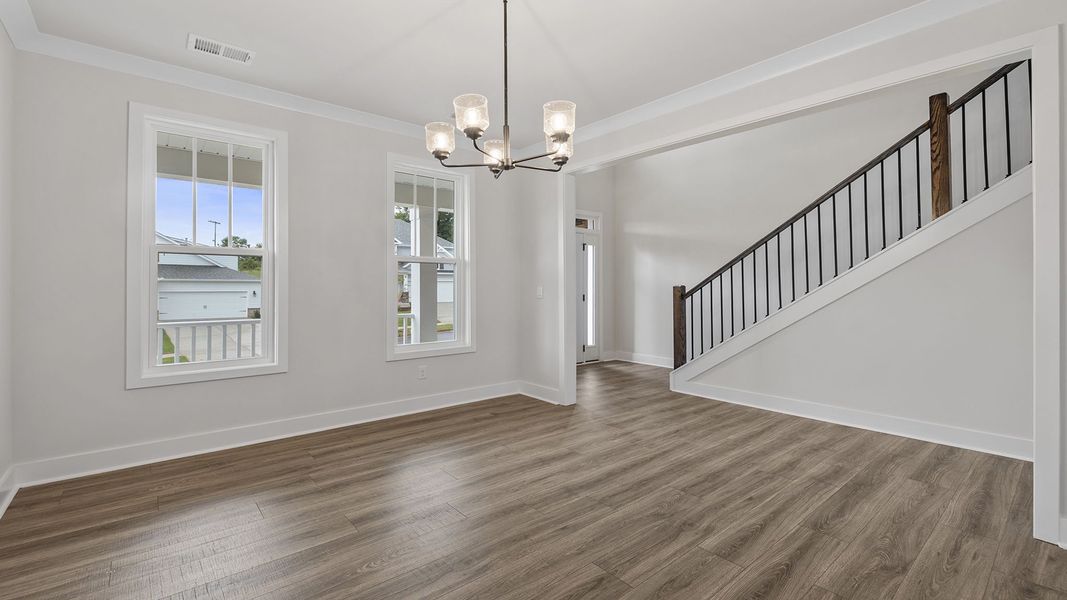 Spacious, unfurnished interior of a new home in Whitehawk Meadows, Travelers Rest (Image 17). Spacious, unfurnished interior of a new home in Whitehawk Meadows, Travelers Rest (Image 17).
