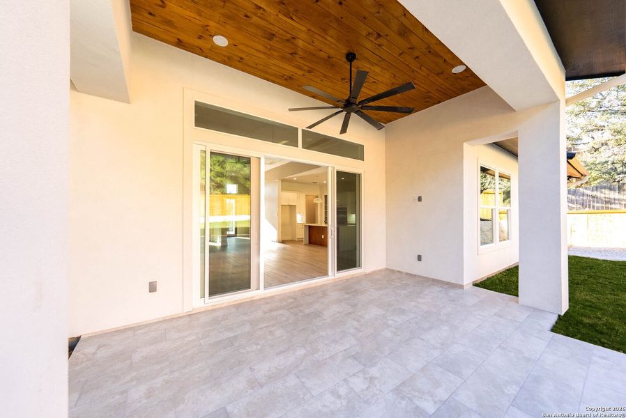 Exterior details and patio area of a home in , San Antonio (Image 3).