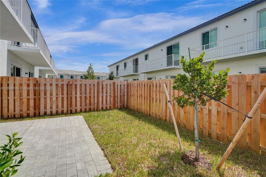 Exterior details and patio area of a home in , Homestead (Image 24). Exterior details and patio area of a home in , Homestead (Image 24).