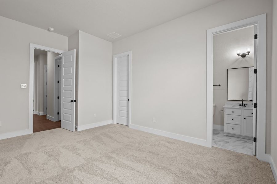 A room with white walls. A room with white walls.