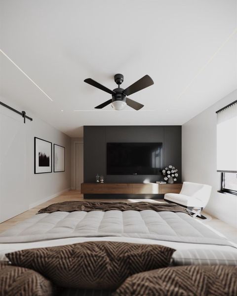 Furnished interior view inside a new home in , Houston (Image 10).