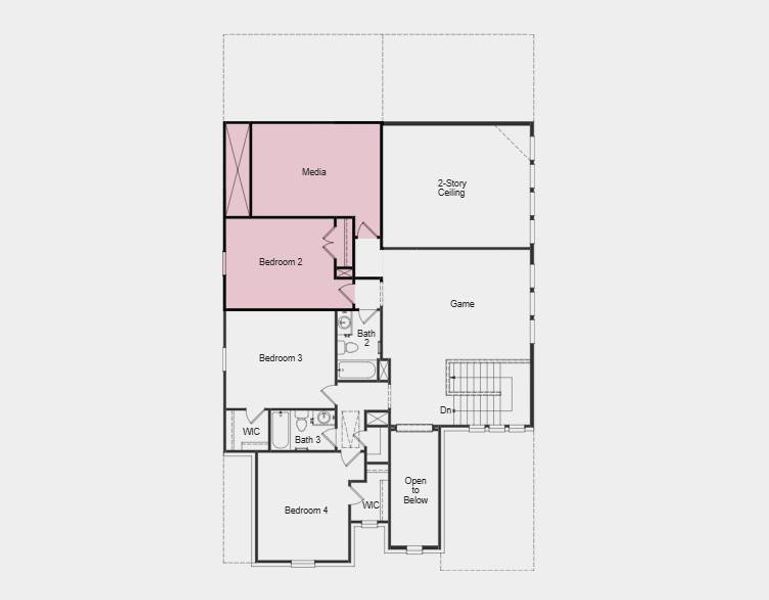 Additional Highlights Include: Downstairs bedroom and full bathroom in place of tandem garage, mud set shower at secondary bath, media room, study in place of flex, slide-in tub at primary bath, extended primary suite and covered patio Additional Highlights Include: Downstairs bedroom and full bathroom in place of tandem garage, mud set shower at secondary bath, media room, study in place of flex, slide-in tub at primary bath, extended primary suite and covered patio