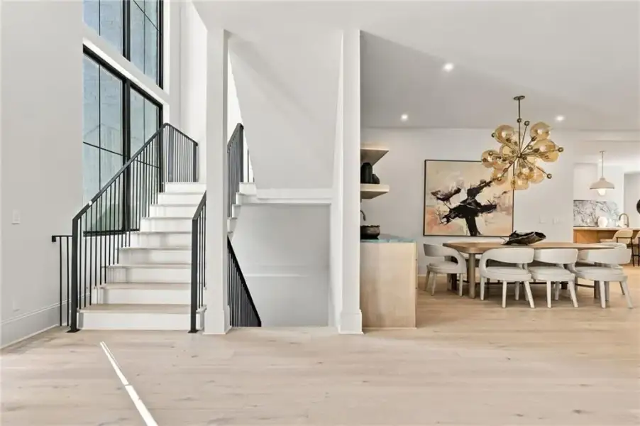 Furnished interior view inside a new home in , Sandy Springs (Image 41).