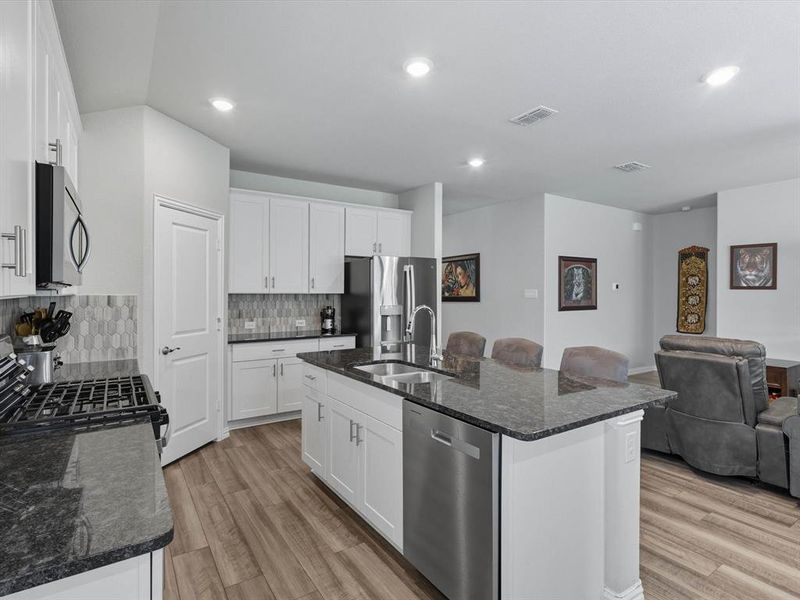 Furnished interior view inside a new home in , Denton (Image 21). Furnished interior view inside a new home in , Denton (Image 21).