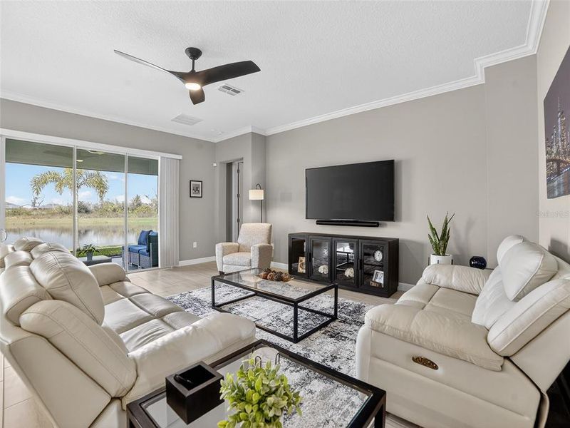 Furnished interior view inside a new home in , Parrish (Image 27).