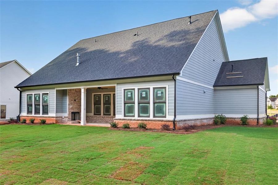 Exterior details and patio area of a home in , Statham (Image 3).