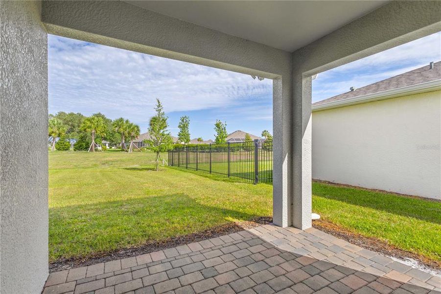 Exterior details and patio area of a home in , North Port (Image 24).