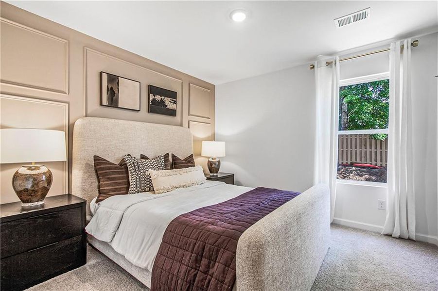 Furnished interior view inside a new home in Harvest Park, Decatur (Image 19).