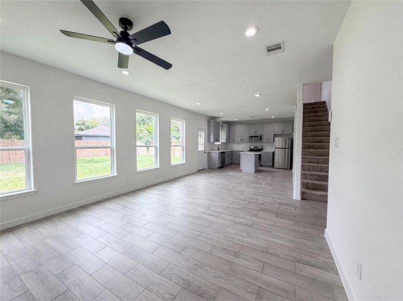 Spacious, unfurnished interior of a new home in , Houston (Image 15). Spacious, unfurnished interior of a new home in , Houston (Image 15).