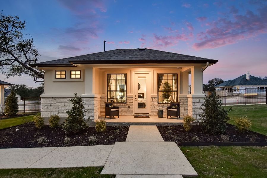 Representative exterior details of a home built from the Casita by Giddens Homes in Whispering Wind, Bertram (Image 27).