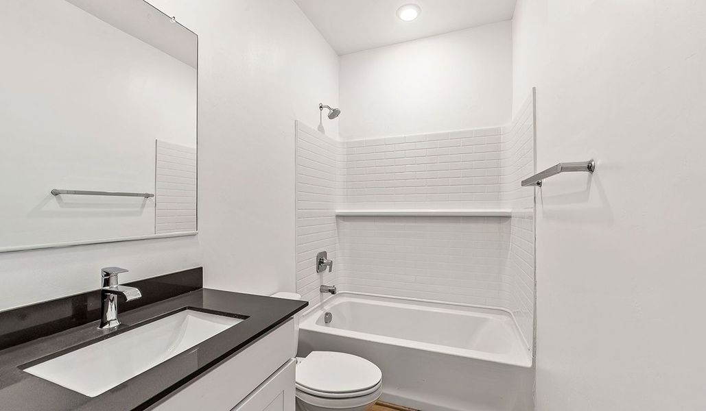 Furnished interior view inside a new home in Entrada Del Toro at Rancho Sahuarita, Sahuarita (Image 13).