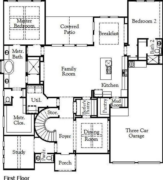 Ames First Floor Plan