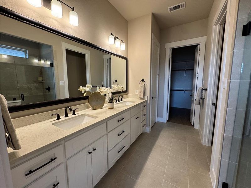 Furnished interior view inside a new home in Ladera at the Reserve, Mansfield (Image 32).