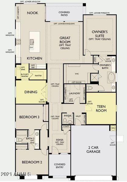 Lot 113 - Topaz Floor Plan