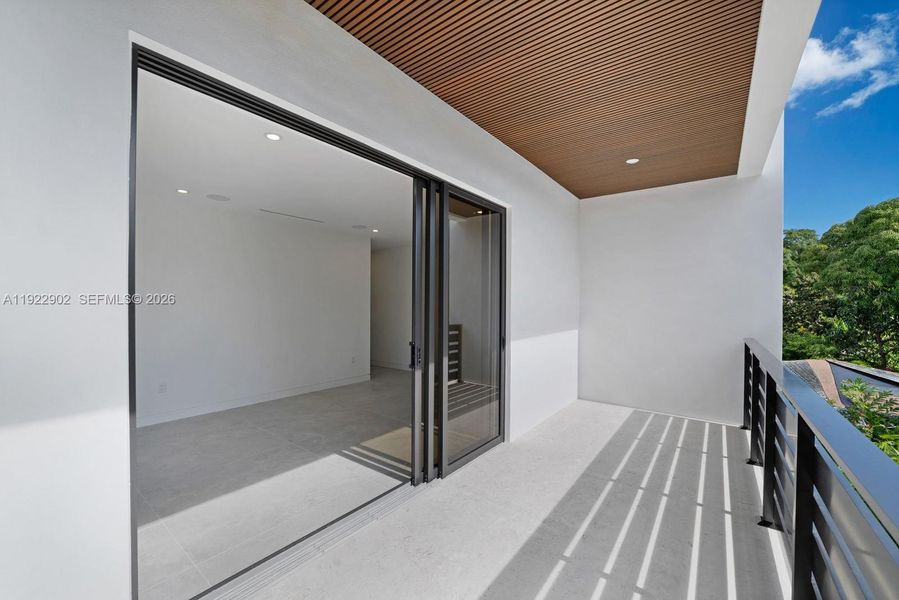 Primary bedroom balcony