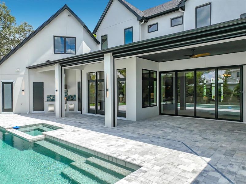 Exterior details and patio area of a home in , Winter Park (Image 28). Exterior details and patio area of a home in , Winter Park (Image 28).