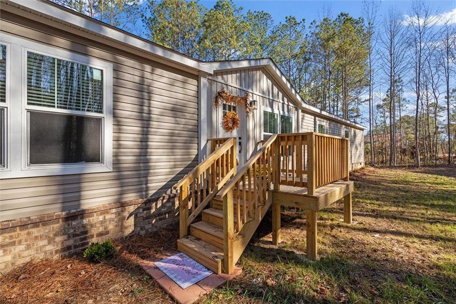 Exterior details and patio area of a home in , Bremen (Image 21). Exterior details and patio area of a home in , Bremen (Image 21).