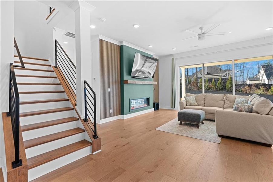 Furnished interior view inside a new home in , Marietta (Image 9).