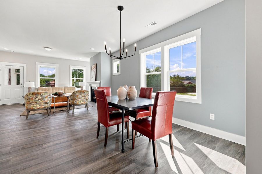 Furnished interior view inside a new home in Golden Gate, High Point (Image 14).