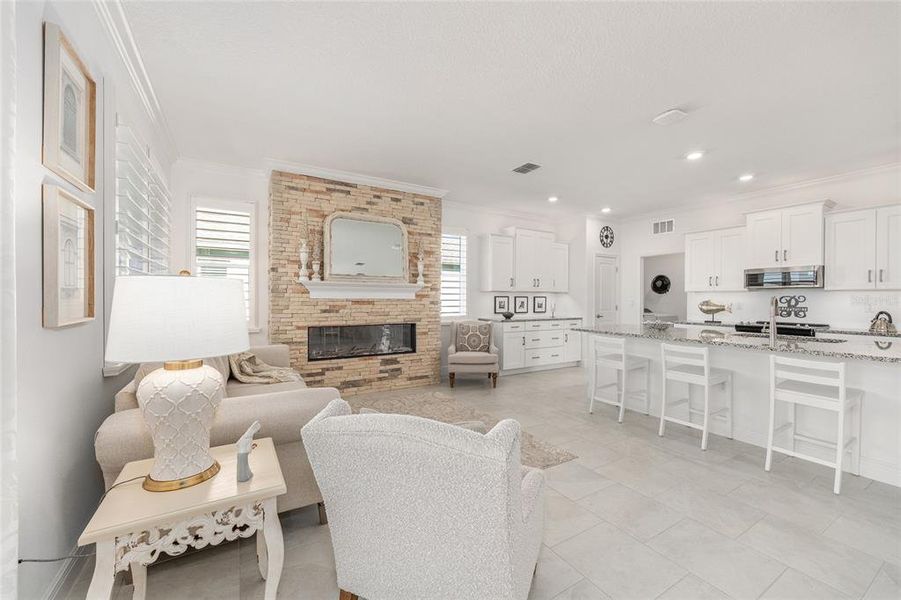 Furnished interior view inside a new home in , Ocala (Image 38).
