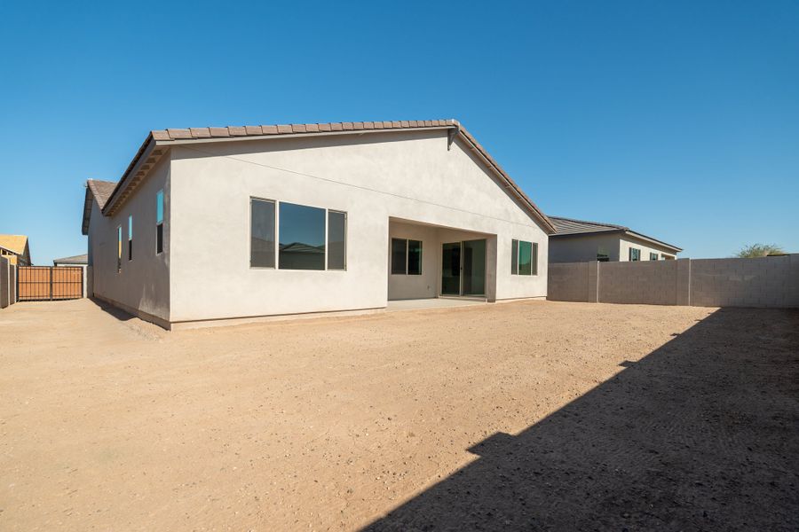Exterior details and patio area of a home in Soleo, San Tan Valley (Image 3). Exterior details and patio area of a home in Soleo, San Tan Valley (Image 3).