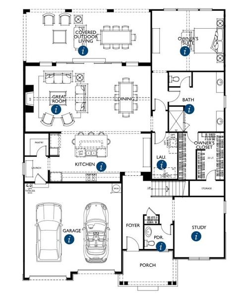 2D floor plan layout for the Marin by Classica Homes in McLean - South Shore, Clover, SC (Image 6). 2D floor plan layout for the Marin by Classica Homes in McLean - South Shore, Clover, SC (Image 6).