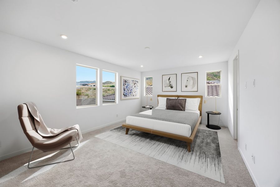 Furnished interior view inside a new home in Sanctuary, Phoenix (Image 8).