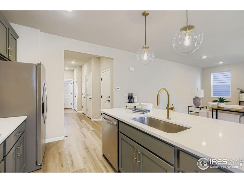 Furnished interior view inside a new home in Waterfield - Single Family Homes, Fort Collins (Image 27).