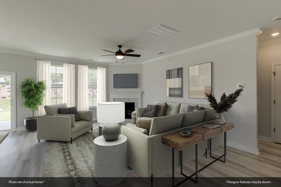 Furnished interior view inside a new home in Rogers Spring, Graham (Image 6).