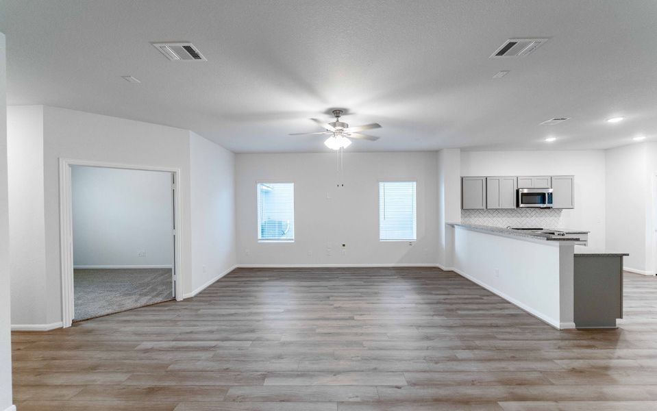 Furnished interior view inside a new home in Grande Estates, Bertram (Image 5). Furnished interior view inside a new home in Grande Estates, Bertram (Image 5).