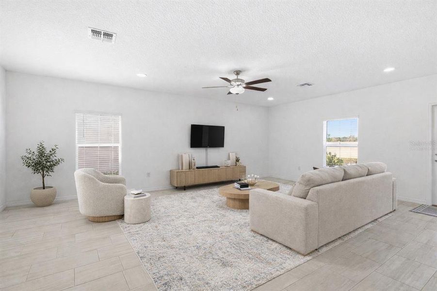 Furnished interior view inside a new home in Two Rivers, Zephyrhills (Image 6).