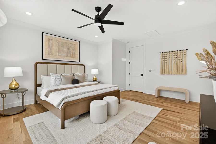 Furnished interior view inside a new home in , Charlotte (Image 18).