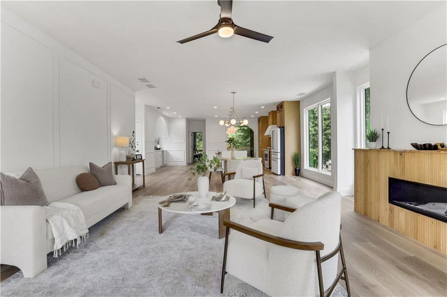 Furnished interior view inside a new home in , Scottdale (Image 18).
