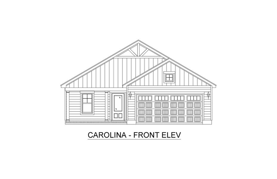 Carolina Elevation - Seagrass