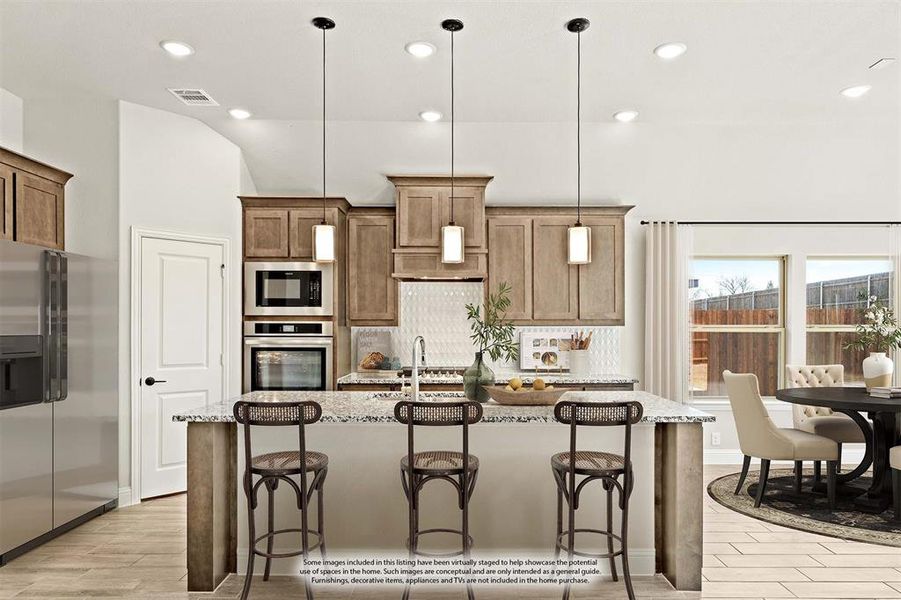 Furnished interior view inside a new home in The Oaks, Red Oak (Image 13).