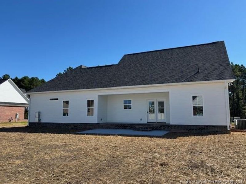 Exterior Back/Back porch