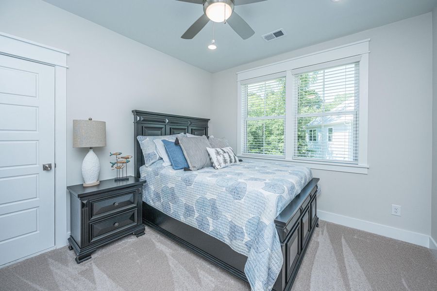 Furnished interior view inside a new home in Overlook at Copahee Sound, Awendaw (Image 46).