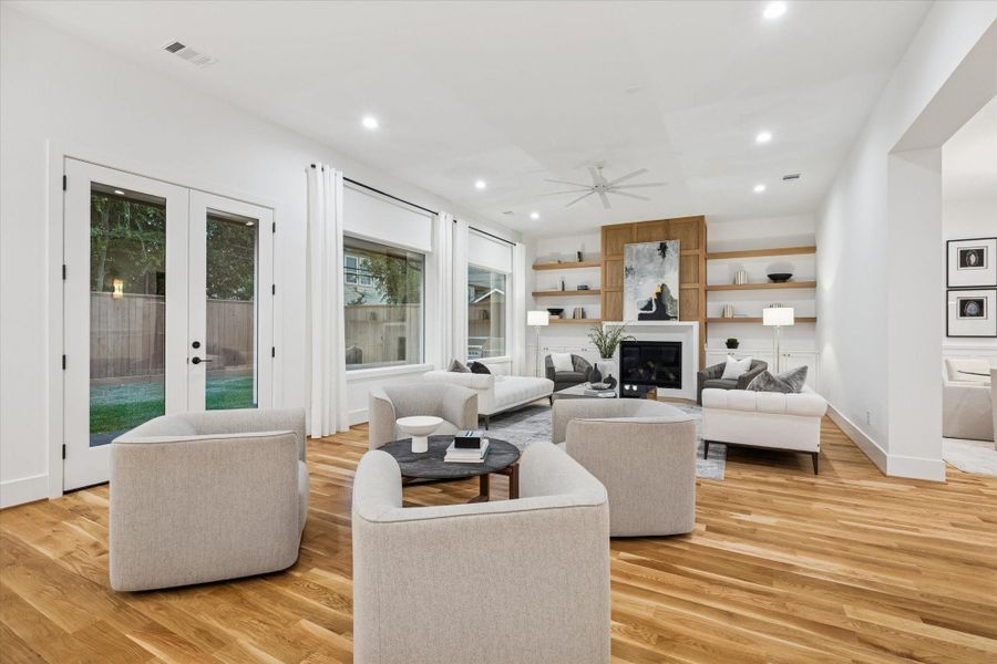 Furnished interior view inside a new home in , Houston (Image 13).