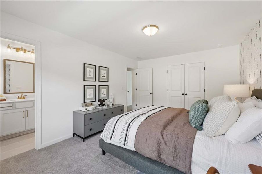 Furnished interior view inside a new home in Arbors at Richland Creek, Buford (Image 35).