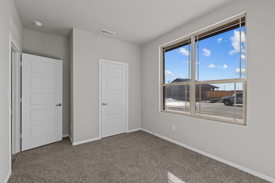 Representative unfurnished interior of a home built from the Starkville by D.R. Horton in Yukon Ridge, Odessa (Image 18). Representative unfurnished interior of a home built from the Starkville by D.R. Horton in Yukon Ridge, Odessa (Image 18).