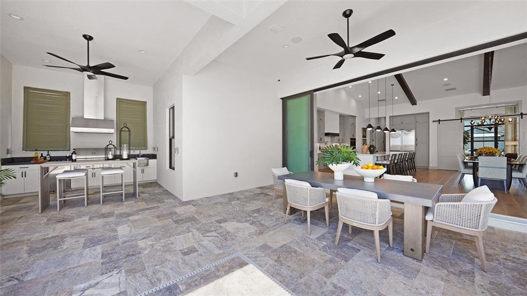Furnished interior view inside a new home in , Venice (Image 58).