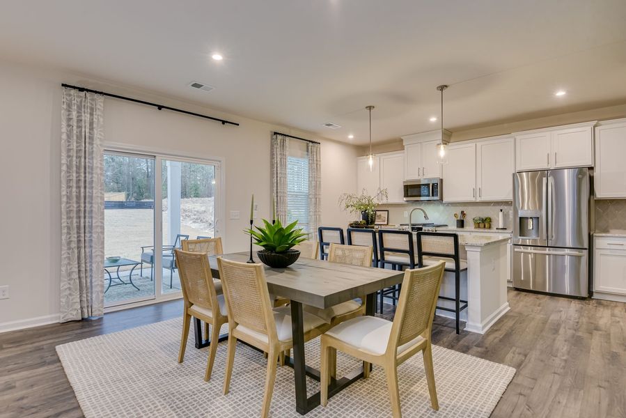 Dining Area and Kitchen