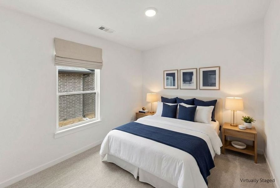Furnished interior view inside a new home in Willow Grove Single-Family Homes, Melissa (Image 31). Furnished interior view inside a new home in Willow Grove Single-Family Homes, Melissa (Image 31).