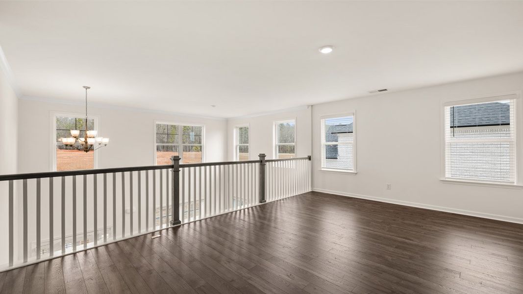 Spacious, unfurnished interior of a new home in The Gates at Pates Creek, Hampton (Image 36).