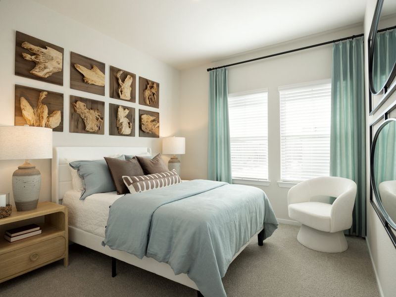 Furnished interior view inside a new home in Parkway Commons - City Series, Missouri City (Image 11).